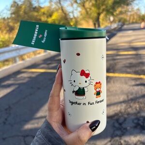 Starbucks Hello Kitty Mug with Green Lid